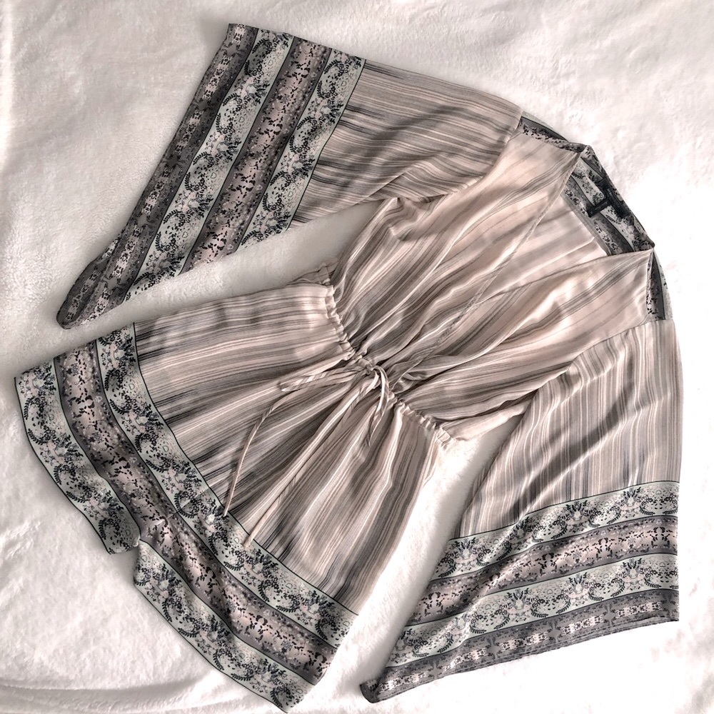 EUC BCBGMaxAzria Blakely Romper Playsuit Size M